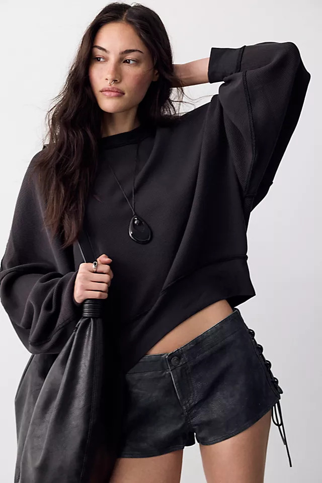 We The Free Sun Siren Vegan Suede Micro Shorts | Free People (Global - UK&FR Excluded)