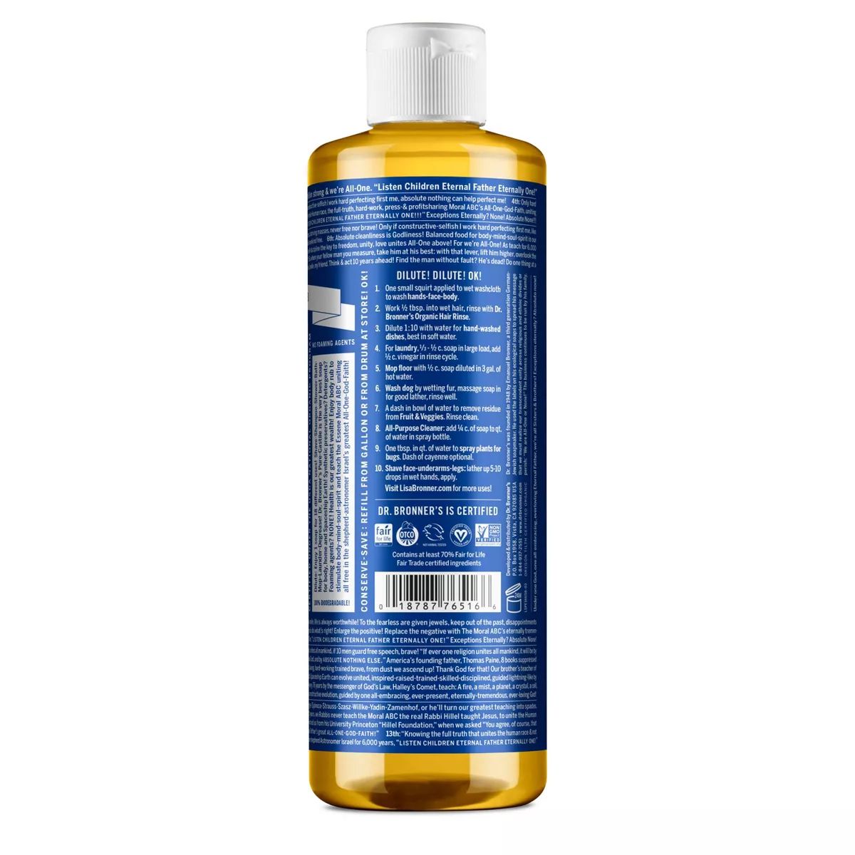 Dr. Bronner's Pure Castile Soap - Peppermint - 16 fl oz | Target