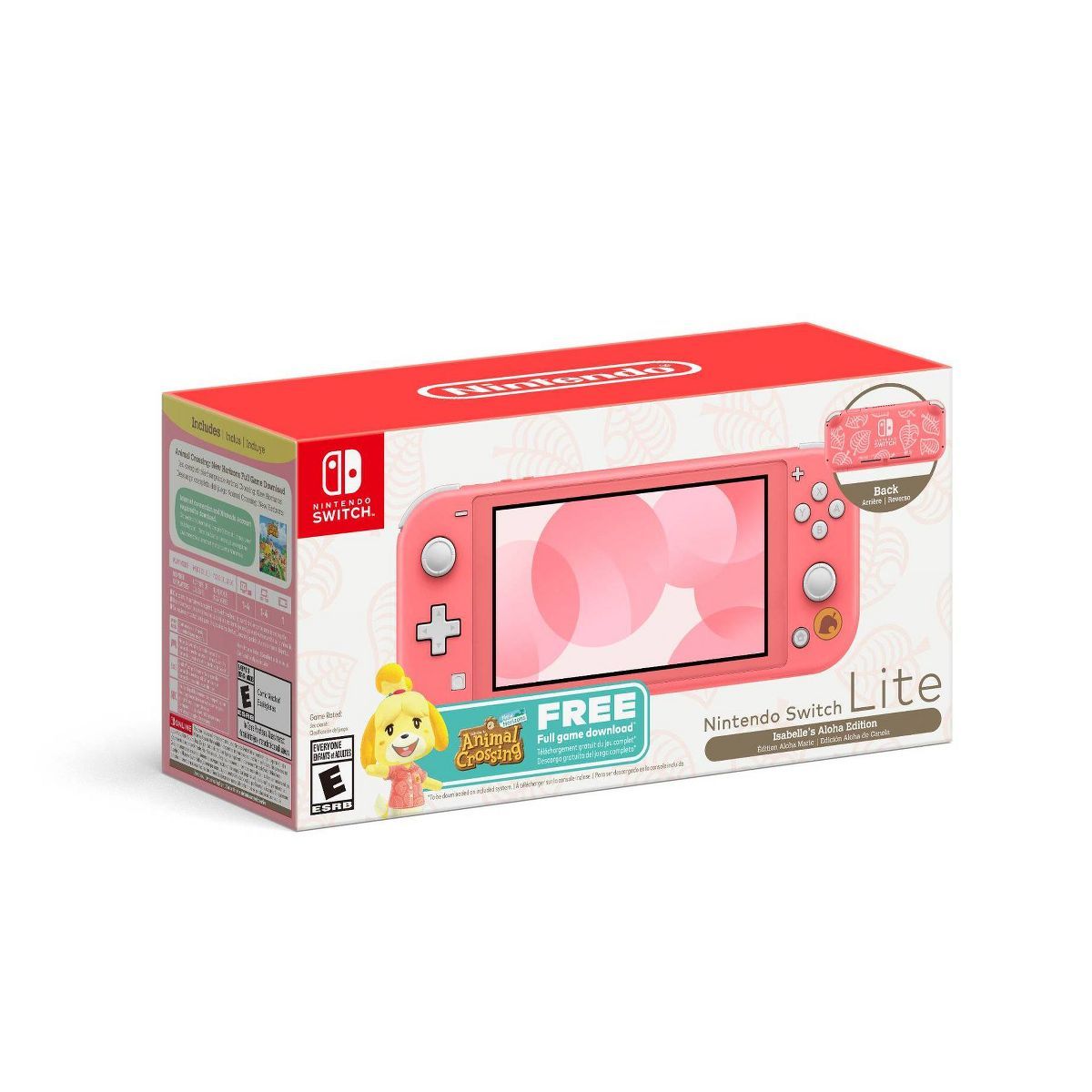 Nintendo Switch Lite - Animal Crossing: New Horizons Bundle - Isabelle's Aloha Edition | Target