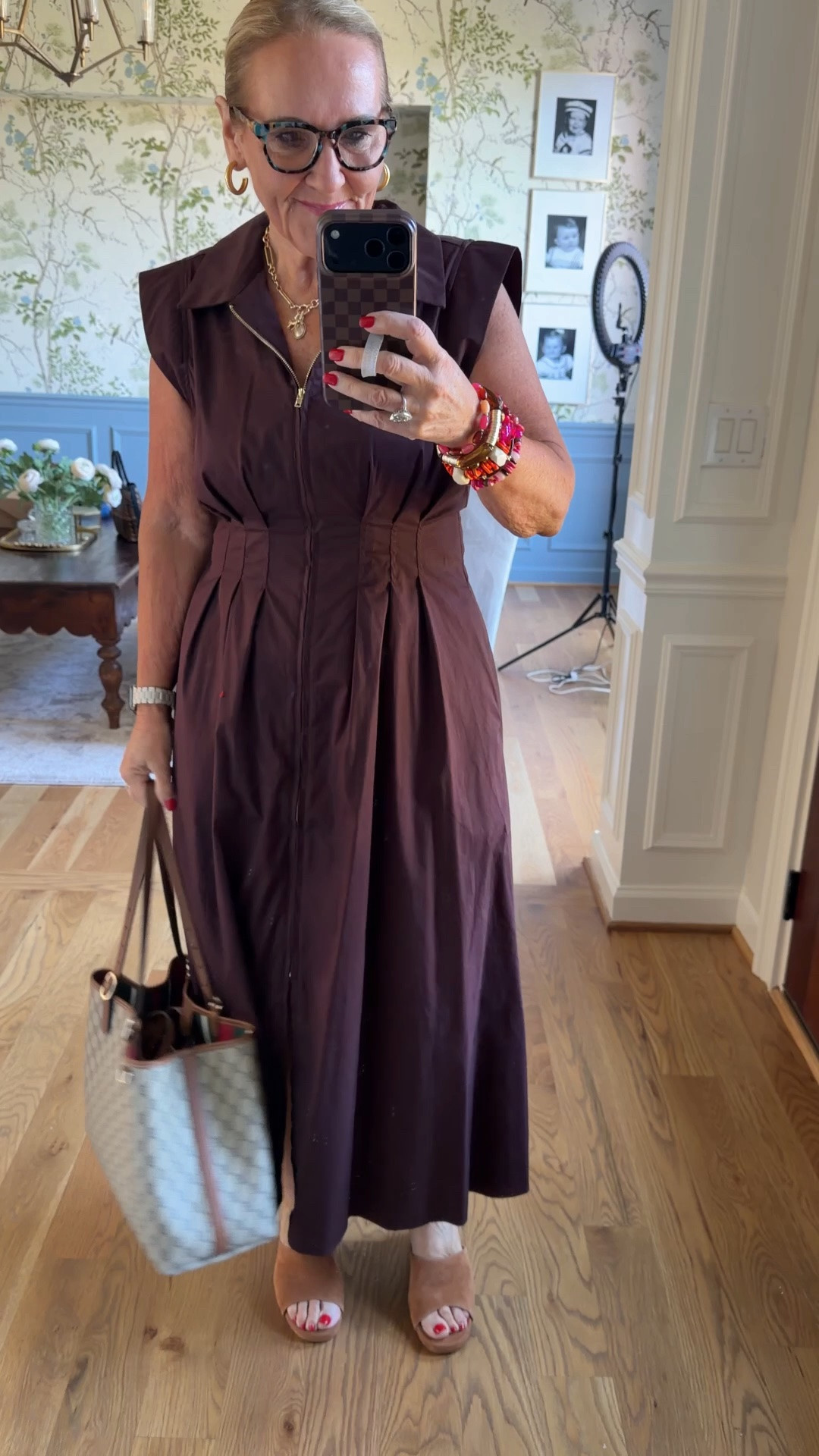 Dress size med 15% off at avara with code NANETTE15 good 1 use 
New bracelet stack avail in 3 5 or 7 pieces! Use my code NANETTE20 20% off

#LTKOver40 #LTKSaleAlert #LTKootd