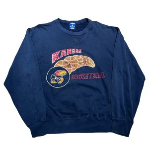 Vintage Kansas Jayhawks Basketball Crewneck Sweatshirt Champion USA Xl Worn* | eBay US