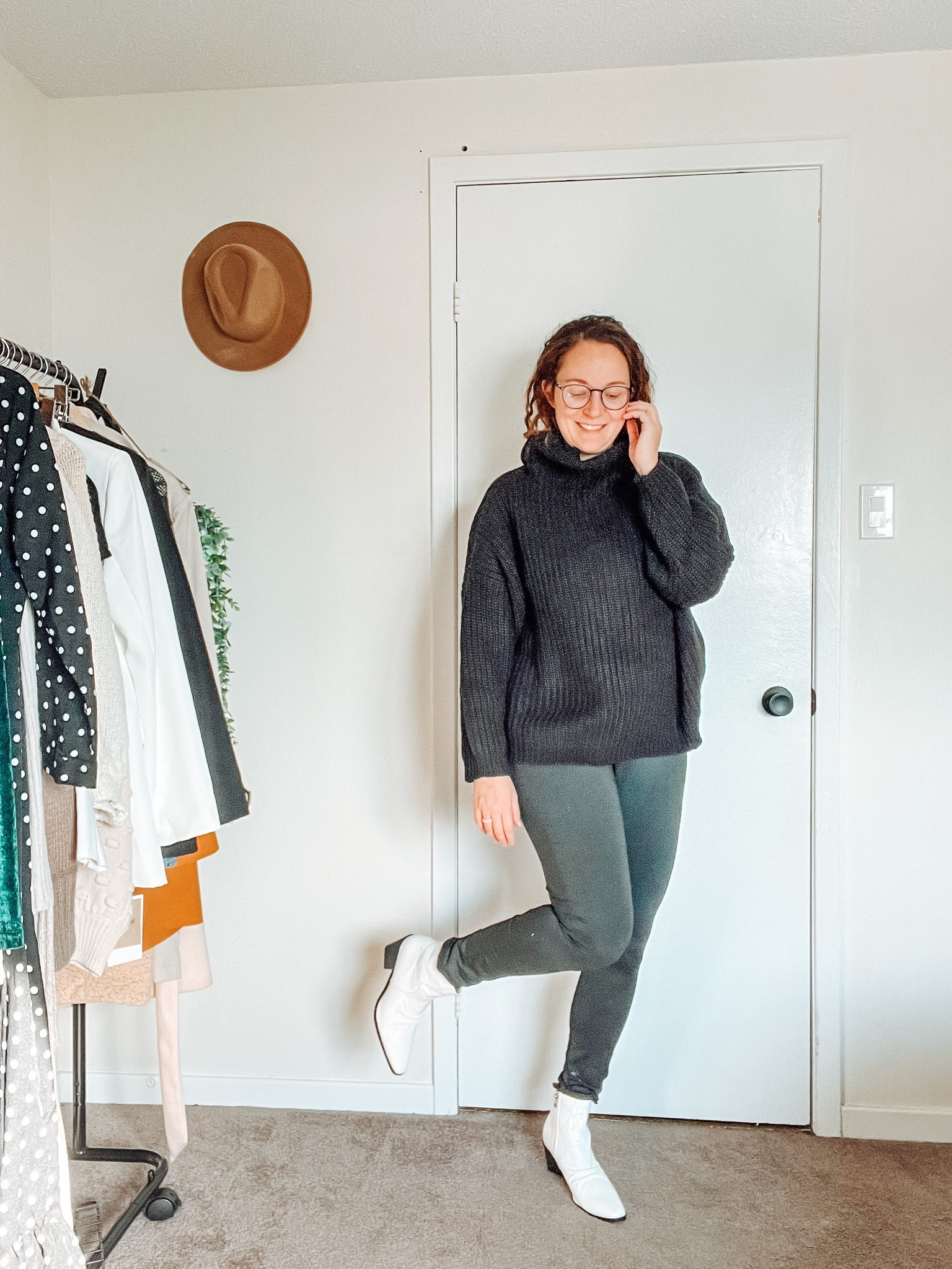 Comfy sweaters are a yes from me! Paired with the divinity romper dupe from Amazon and some cute New Bella boots! ♥️ sweater is Torrid and linked what I could!! 

#LTKcurves #LTKSeasonal #LTKshoecrush