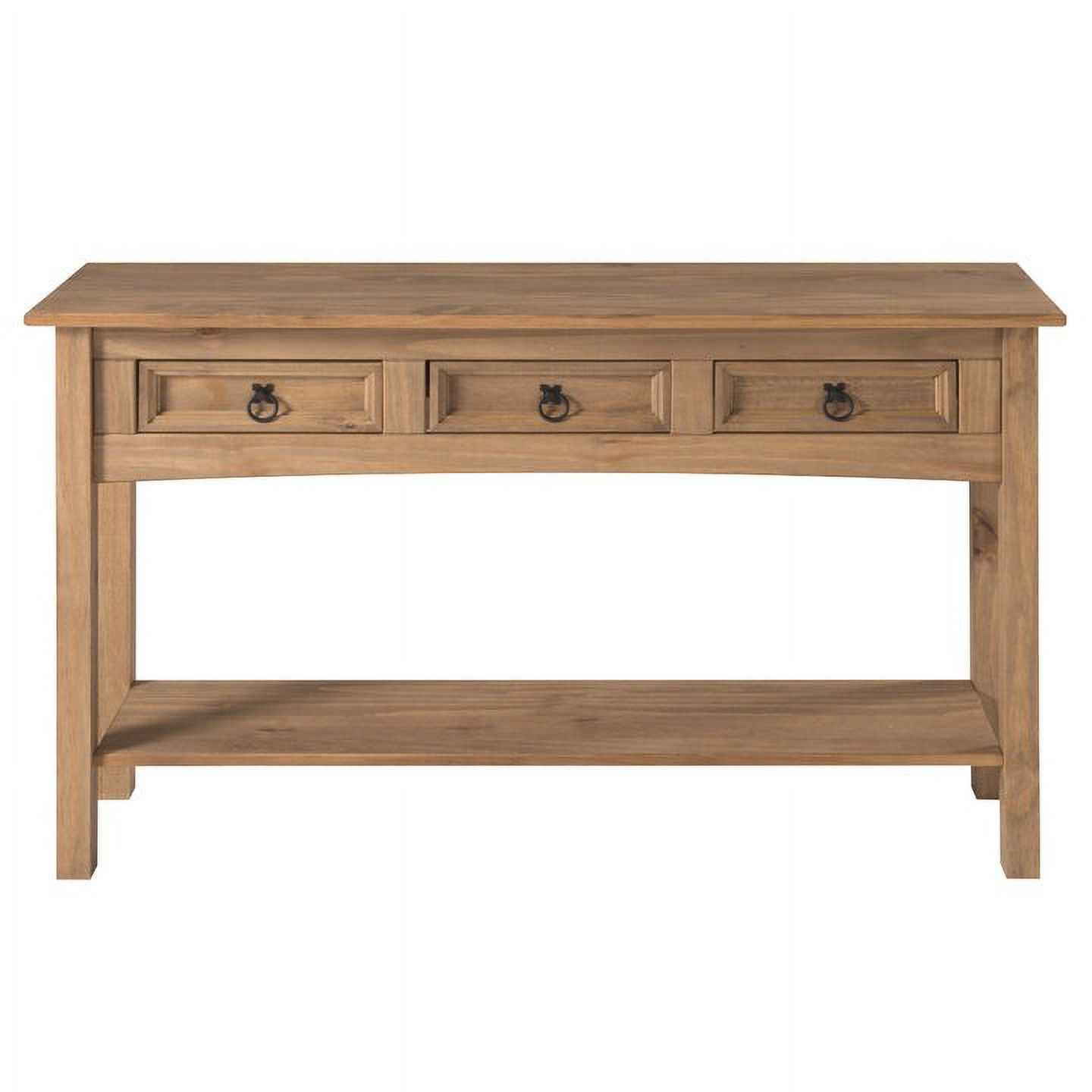 Wood Hall Table Console 3 Drawers Corona | Furniture Dash COR933 | Walmart (US)