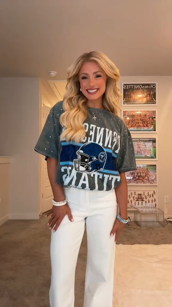 OOTD to go to the Tennessee Titans stadium as their first-ever Majorette!💙✨ 

 #LTKStyleTip #LTKShoeCrush