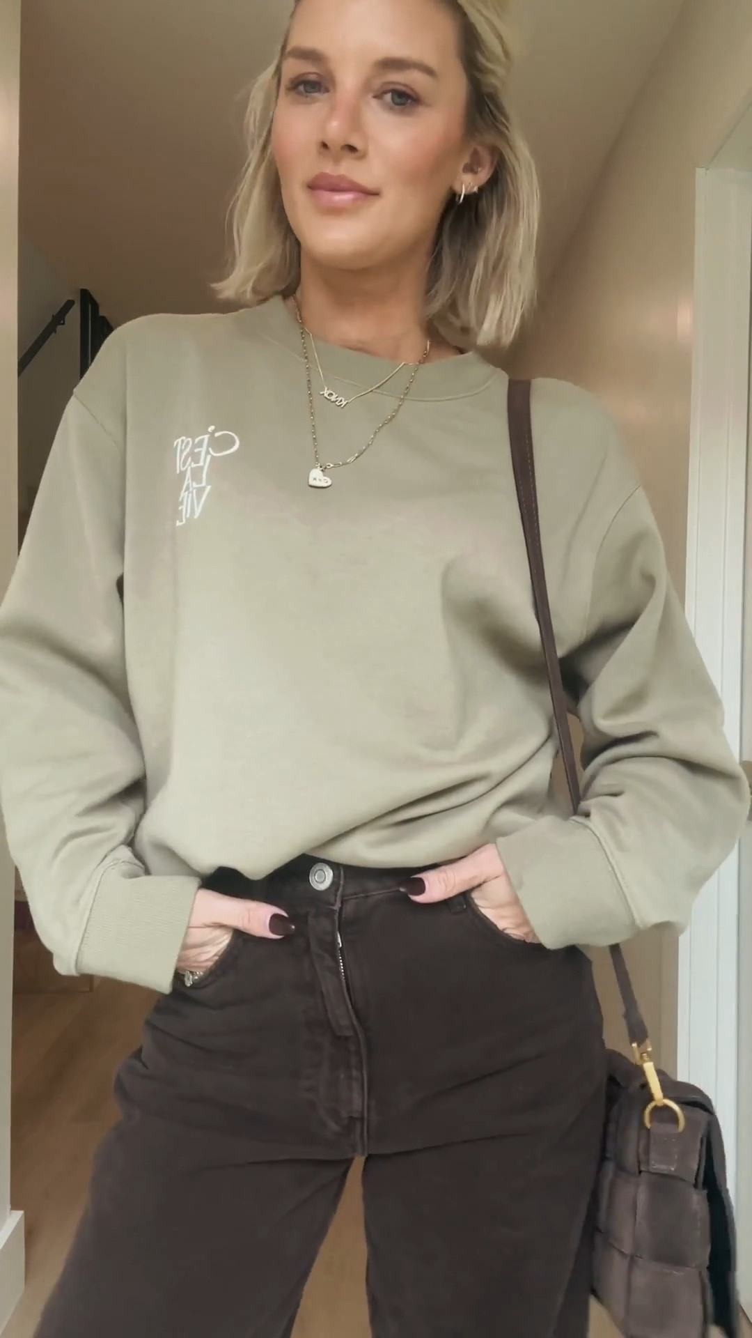 cozy holiday look for running errands and lounging at home! My shearling Birkenstock dupes are 50% off today only! 

target finds, embroidered sweatshirt, casual style, holiday outfit, slippers 

#LTKFindsUnder50 #LTKCyberWeek #LTKHoliday