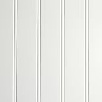 Style Selections Beaded White Hardboard Wall Panel | Lowe's