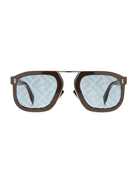 53MM Square Logo Sunglasses | Saks Fifth Avenue OFF 5TH