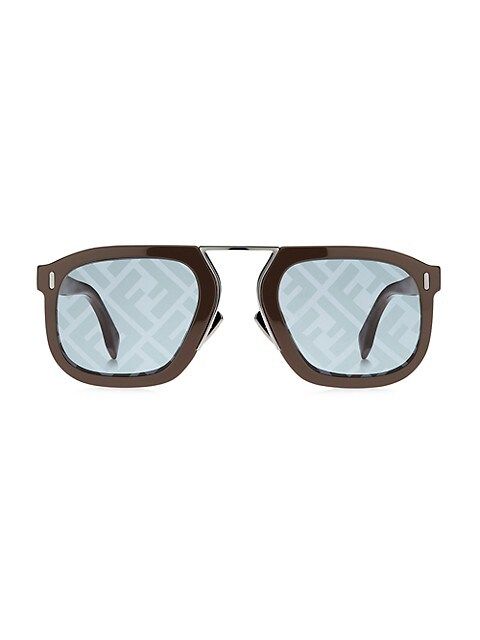 53MM Square Logo Sunglasses | Saks Fifth Avenue OFF 5TH