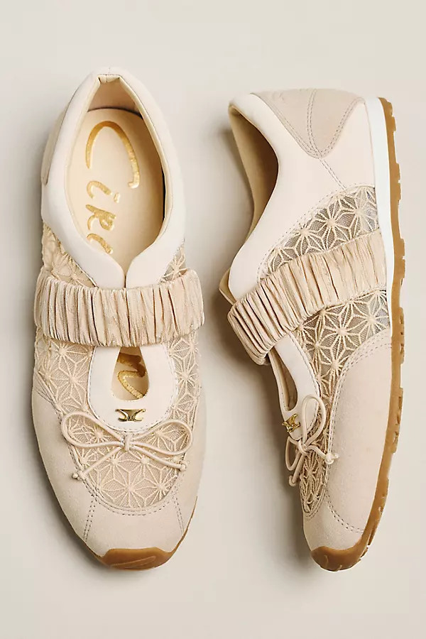 Circus NY by Sam Edelman Nara Mesh Bow Elastic Strap Sneakers | Anthropologie (US)