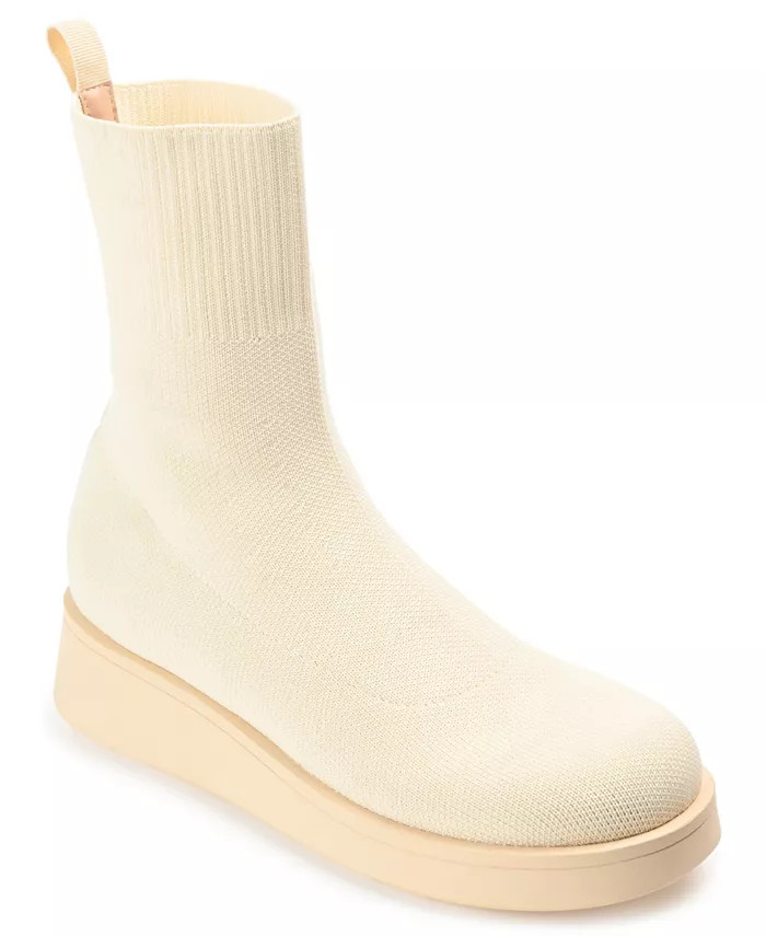Journee Collection Women's Ebby Sock Booties - Macy's | Macy's