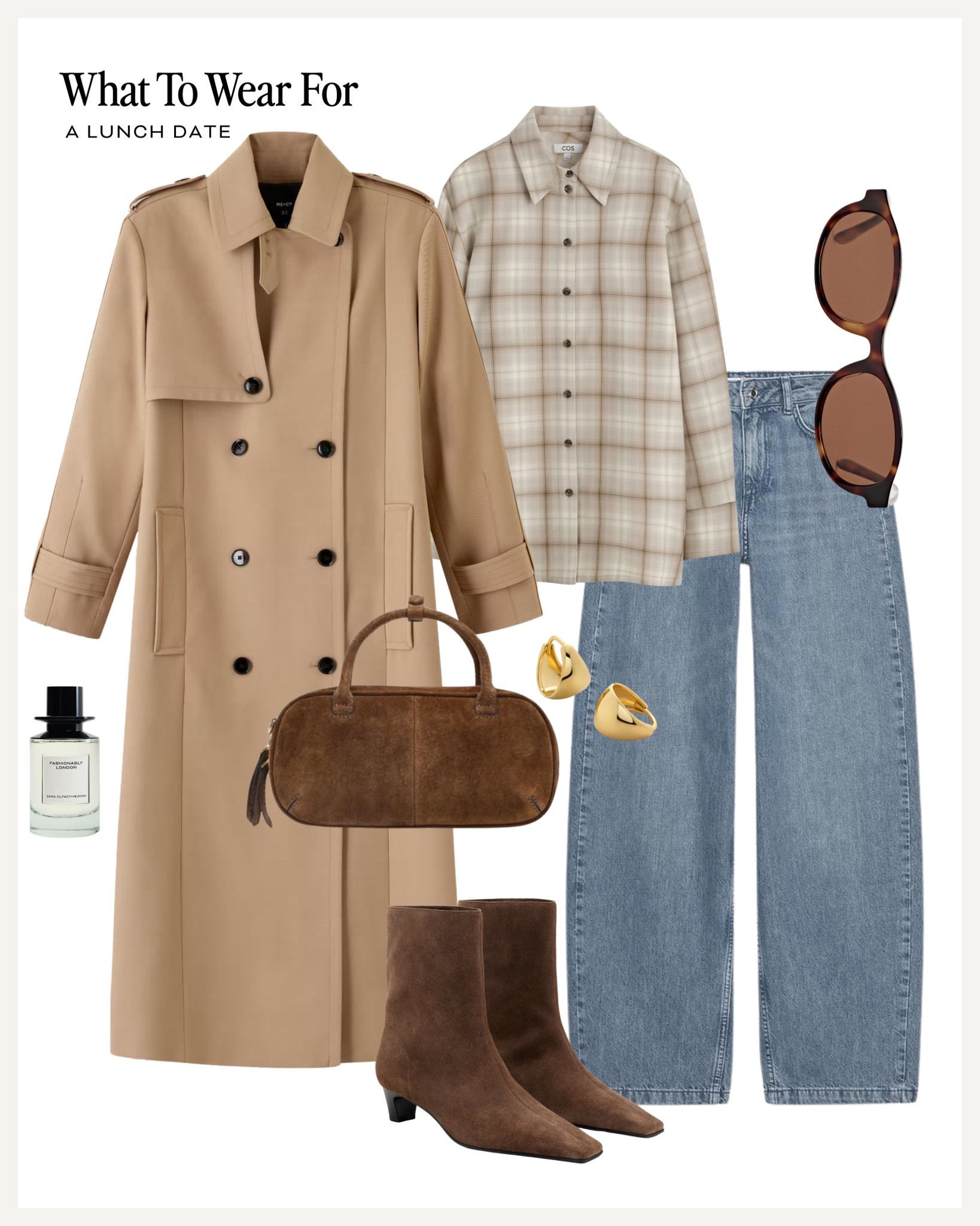 Autumn outfit inspo 

Trench coat / checked shirt / baggy jeans / suede boots / Zara suede bag 

#LTKuk #LTKautumn