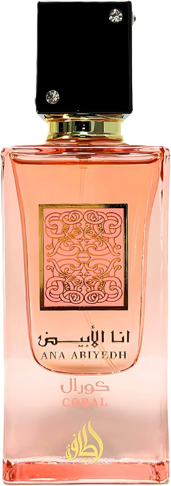 Lattafa Ana Abiyedh Coral for Unisex Eau de Parfum Spray, 2.0 Ounce / 60 ml | Amazon (US)