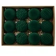 Clearance!XEOVHV Christmas Tree Ornaments Velvet Balls - Pack of 12pcs Shatterproof Xmas Bulbs De... | Walmart (US)