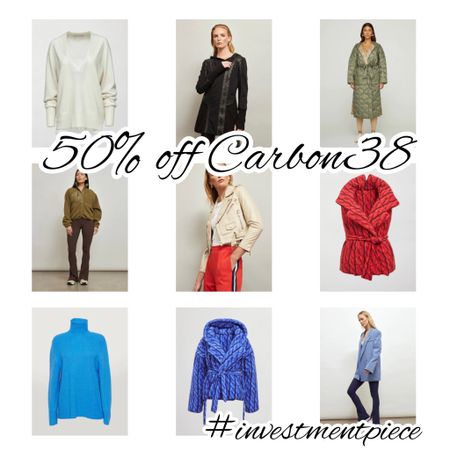 From quilted coats to cozy sweaters, transition from winter to spring chicly and warmly- and with 50% off @carbon38 with code BUNDLEUP #investmentpiece 

#LTKstyletip #LTKsalealert #LTKSeasonal