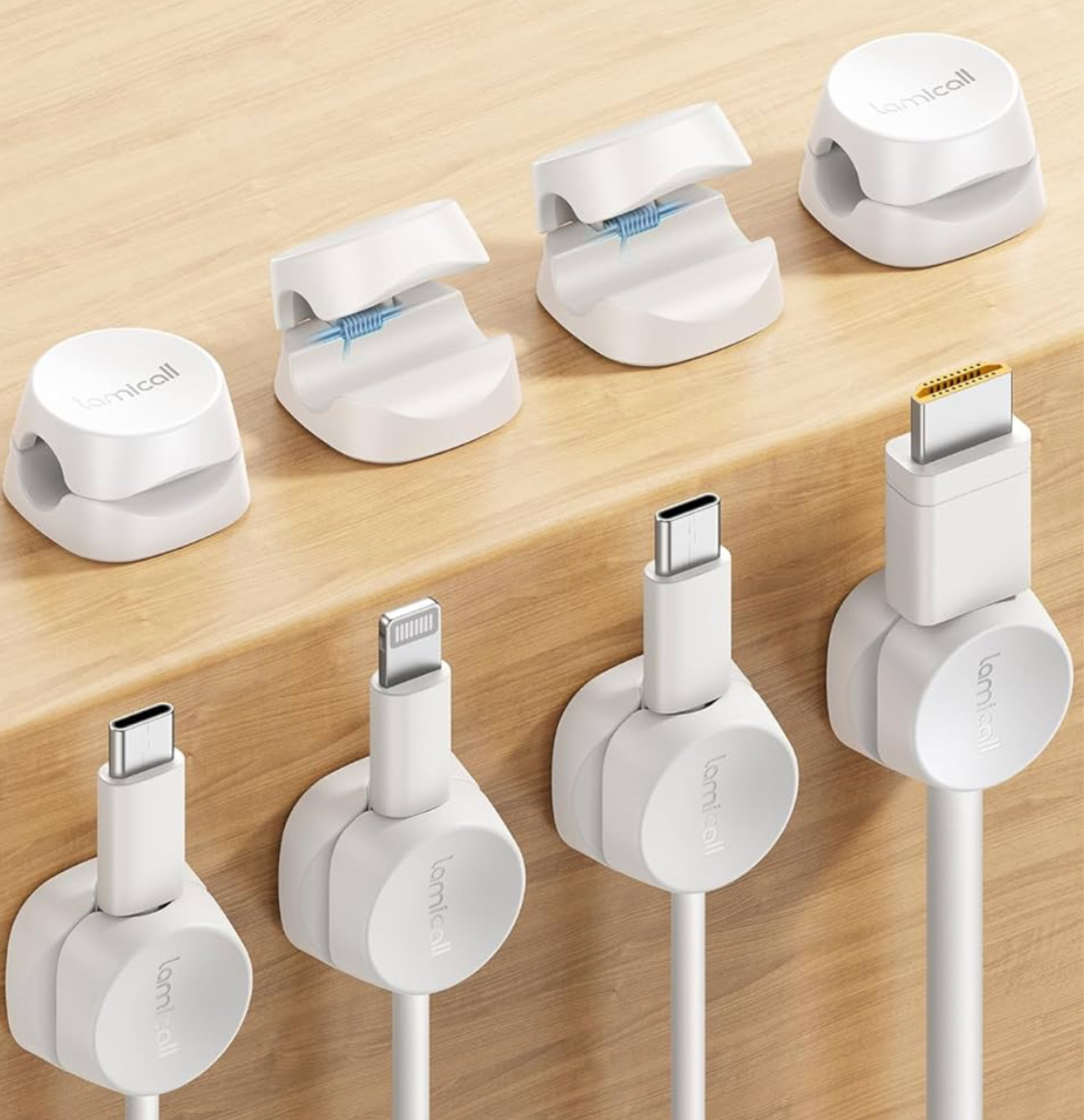 50% off 🎉

8Pack Cord Ogranizer [1s Lock] Spring Cable Management Clips - Lamicall Desk Cord Holder, Adhesive Cute Round Cord Clip, Phone Charger Wire Organizer Keeper for Nightstand Car Office Accessory, White

#LTKHome #LTKSaleAlert