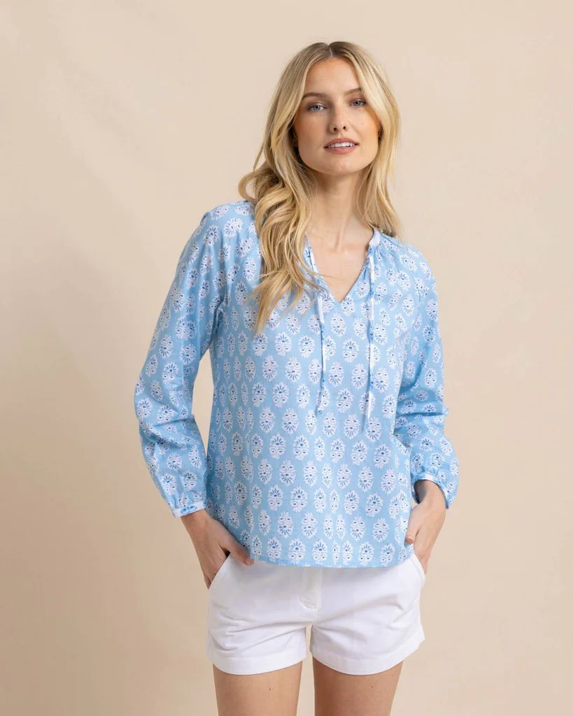 Kinsey Garden Variety Printed Top | Southern Tide