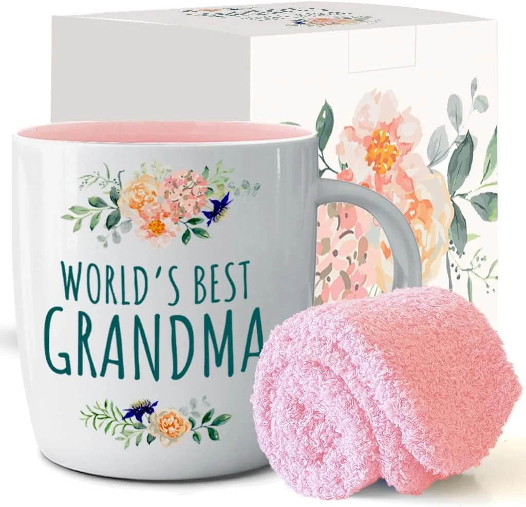 Triple Gifffted Best Grandma Ever Gifts Ideas for Grandmother From Grandkids, Coffee Mug and Sock... | Walmart (US)