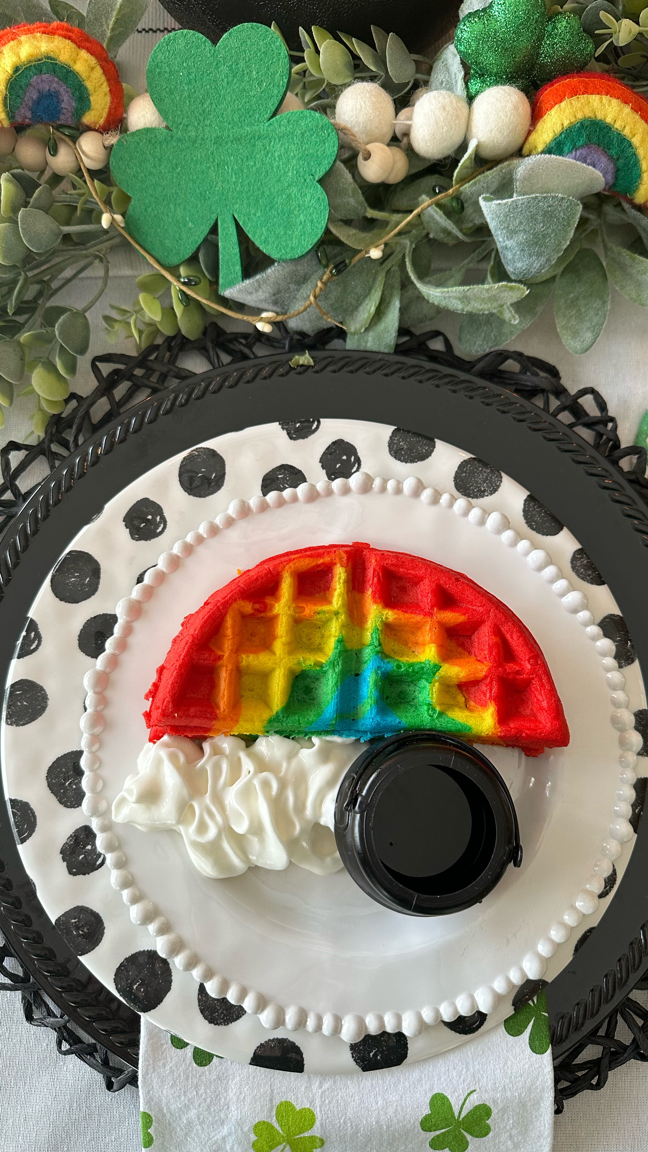 These rainbow waffles are a fun breakfast idea for St. Patrick’s Day! 

#LTKParties #LTKSeasonal