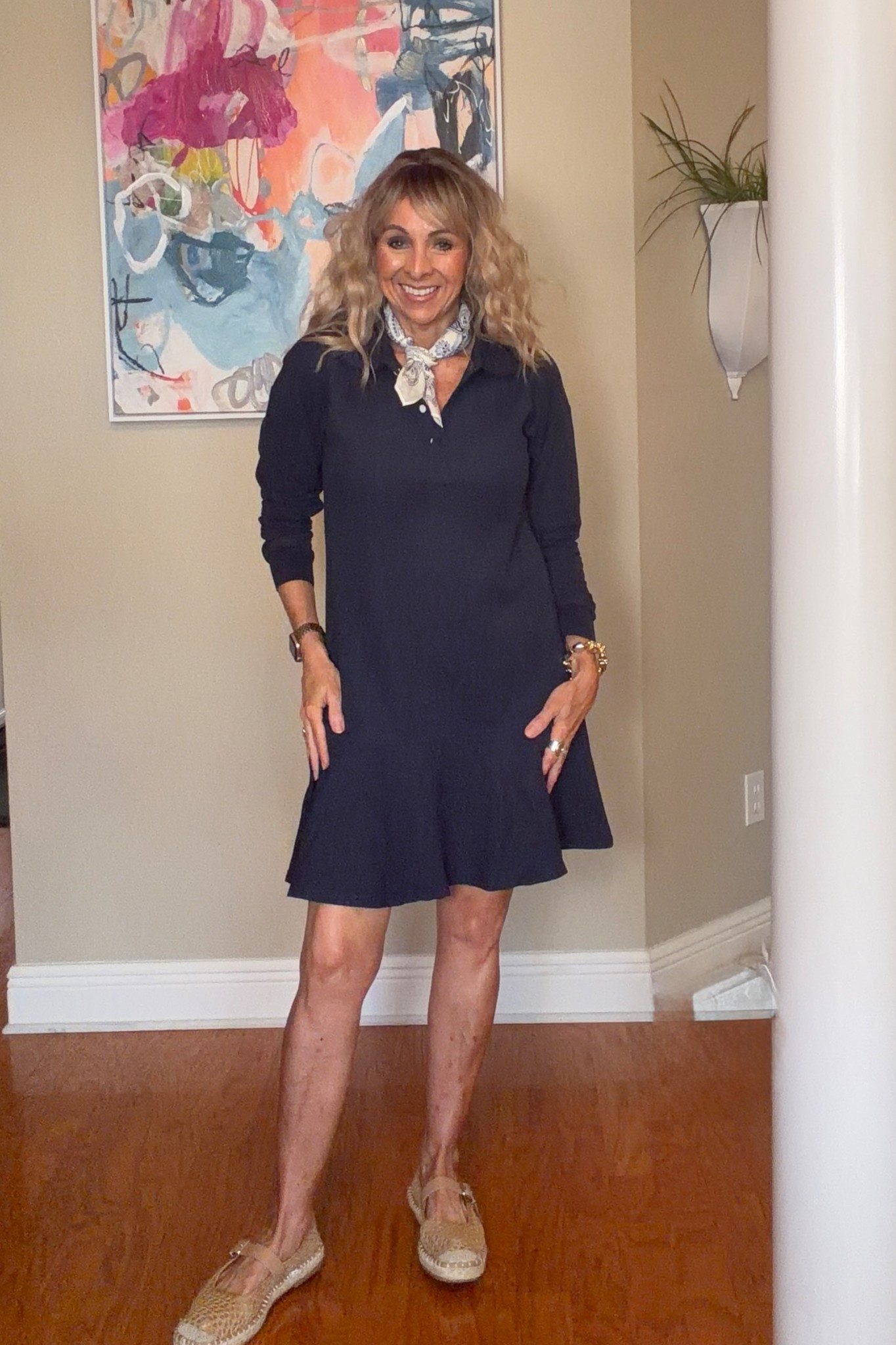 Darling little dress! Incredible quality. Doesn’t wrinkle. Wearing a small, these shoes are a dupe for a much more expensive version but a fraction of the price. I’ve worn them all day, done a ton of walking and they were comfortable! 

#LTKSaleAlert #LTKootd #LTKOver40