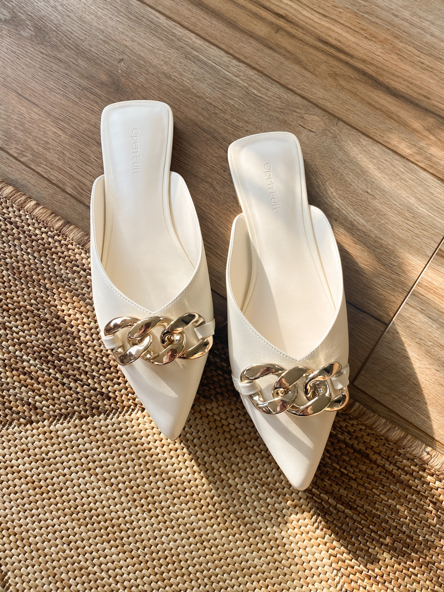 Nordstrom Anniversary sale mules. White chain mule. 

#LTKxNSale #LTKBacktoSchool #LTKshoecrush