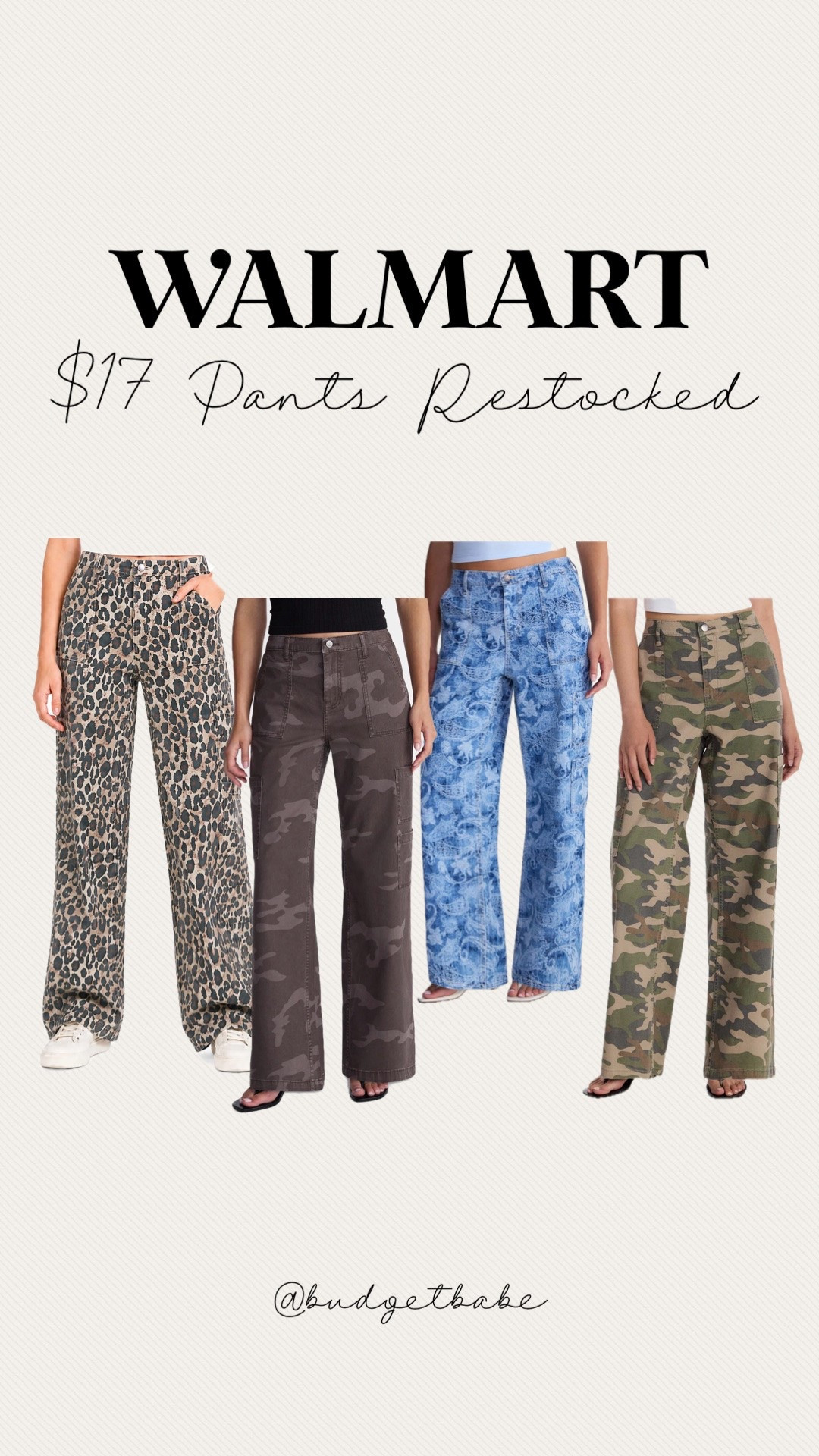 I grabbed the blue pair so fast! Come in lengths. Fit tts. Tall and petite friendly. Elastic at the back waist so they’re very comfortable. I own the solid black from last year and they’re my most worn pants spring and fall. #walmartfashion