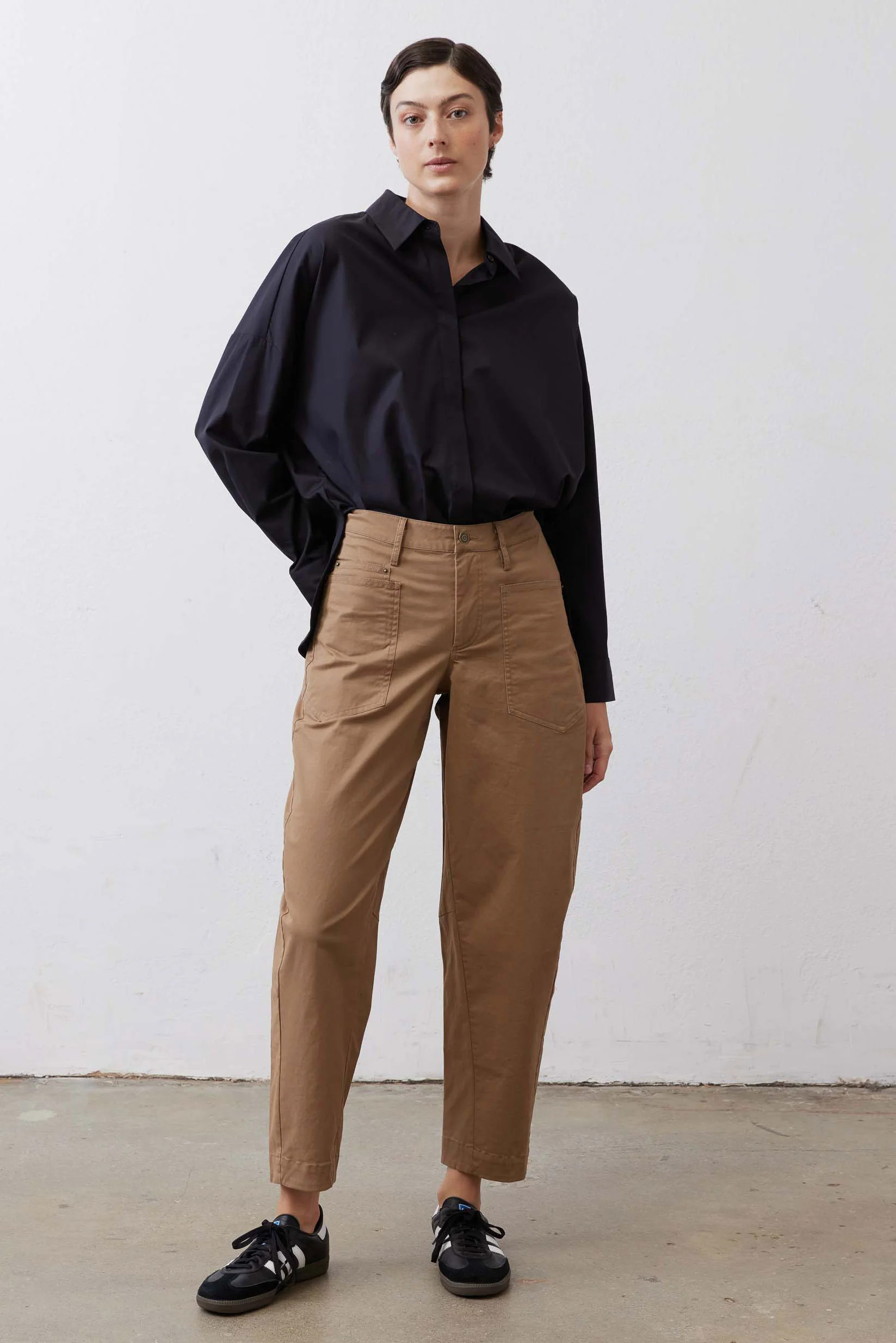 The Slouchy Soft Twill Pants | Ruti