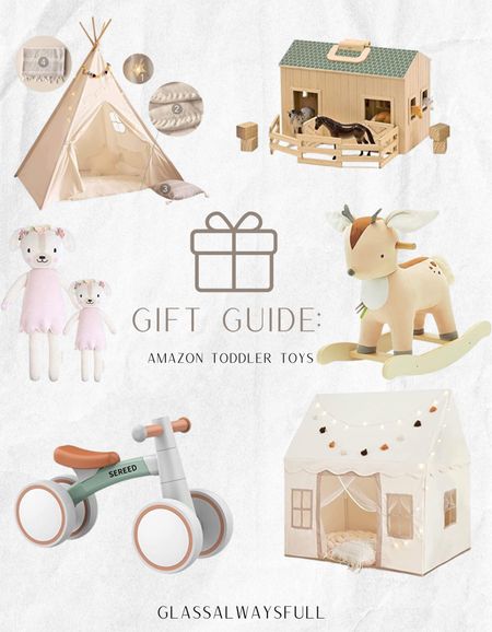  Gift guide toddler toys, aesthetic toys, Amazon toys, Amazon kids gift guide, wooden toys, classic toys, tent, barn, neutral toys, Christmas gift guide, kids gift guide. Callie Glass 


#LTKHoliday #LTKGiftGuide #LTKkids