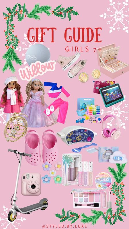 Gift ideas for my second grade daughter. From stocking stuffers to bigger gift ideas  

She has asked for fancy clothes for her 18inch doll and Etsy has some really great  options that are handmade and extra special. 

#LTKkids #LTKGiftGuide #LTKCyberWeek