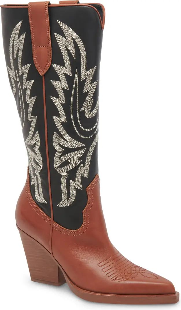 Blanch Knee High Western Boot (Women) | Nordstrom