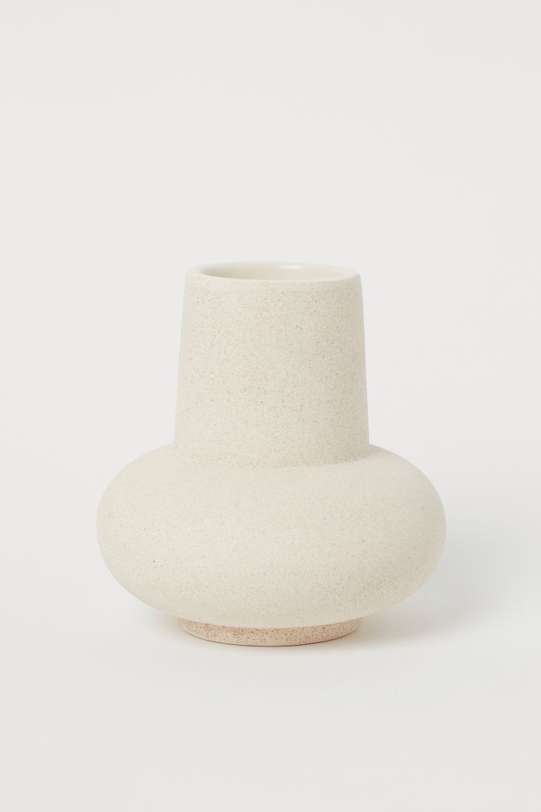H & M - Small Ceramic Vase - Beige | H&M (US + CA)