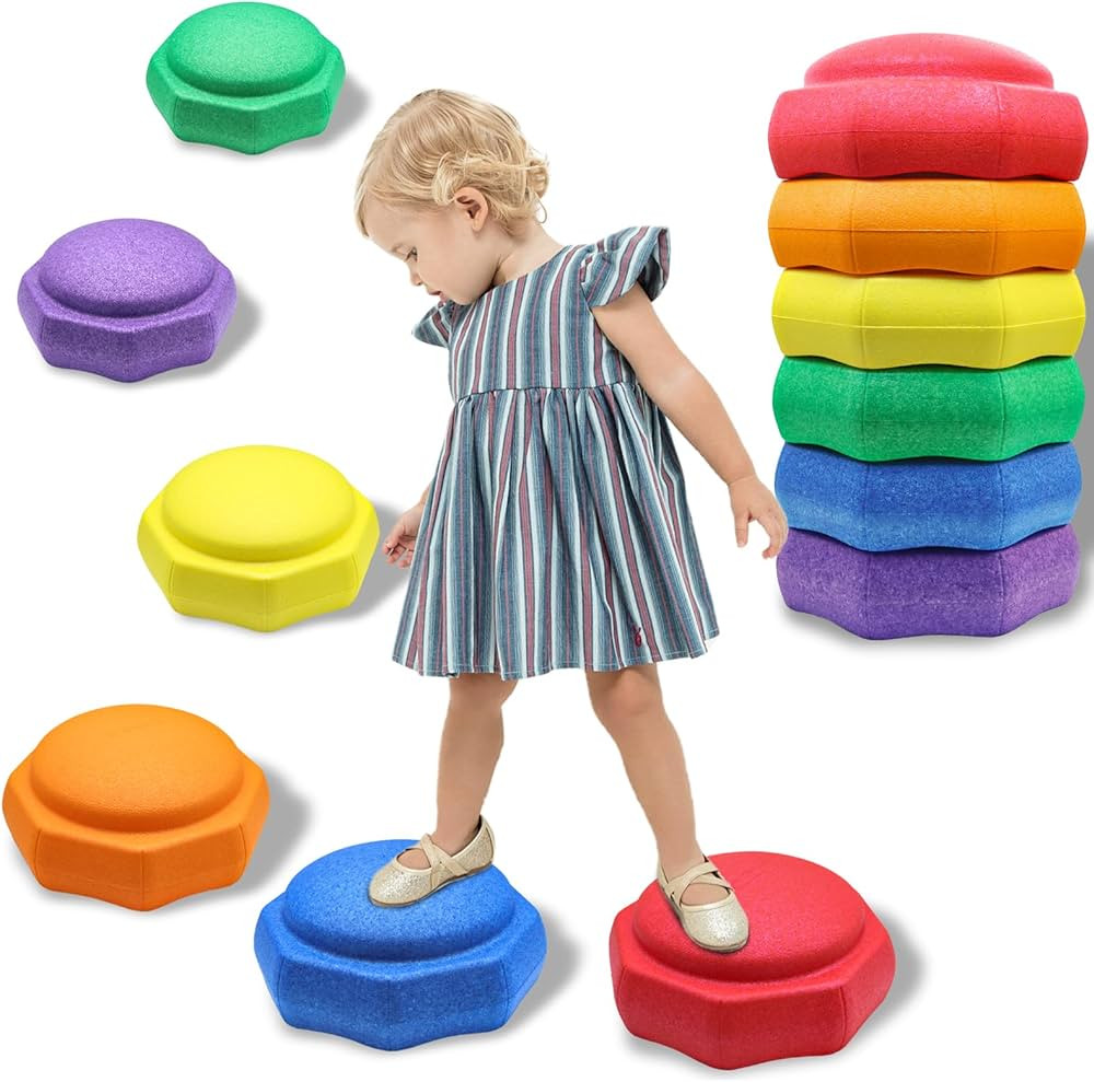 Stepping Stones for Kids – 6 pcs EPP Balance Sensory Kids Stepping Stones for Toddlers 1-3 for ... | Amazon (US)