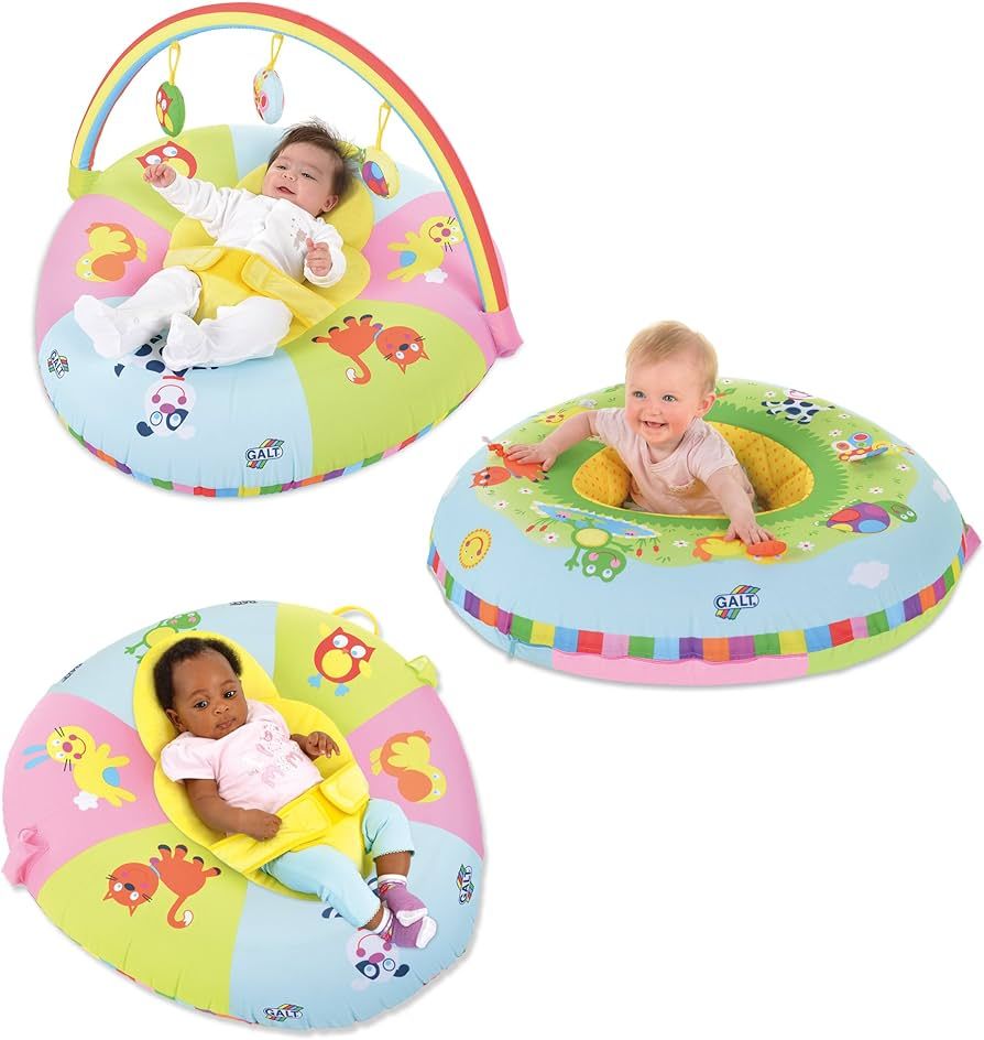 Galt Toys, 3 in 1 Playnest & Gym, Baby Activity Center & Floor Seat, Ages 0+, Multicolor, Model:1... | Amazon (US)