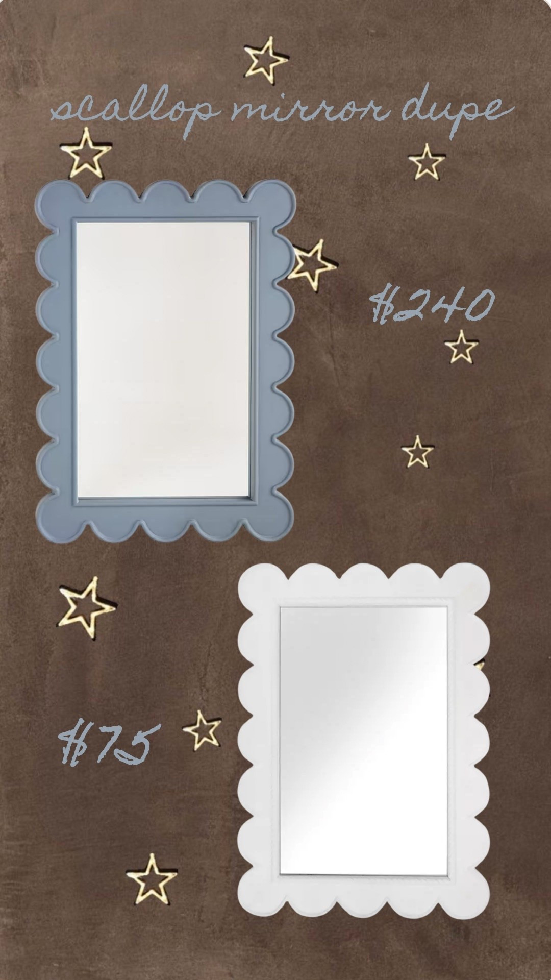 Designer mirror dupe using for my baby girls nursery 

#LTKHome #LTKspringtrends #LTKBaby