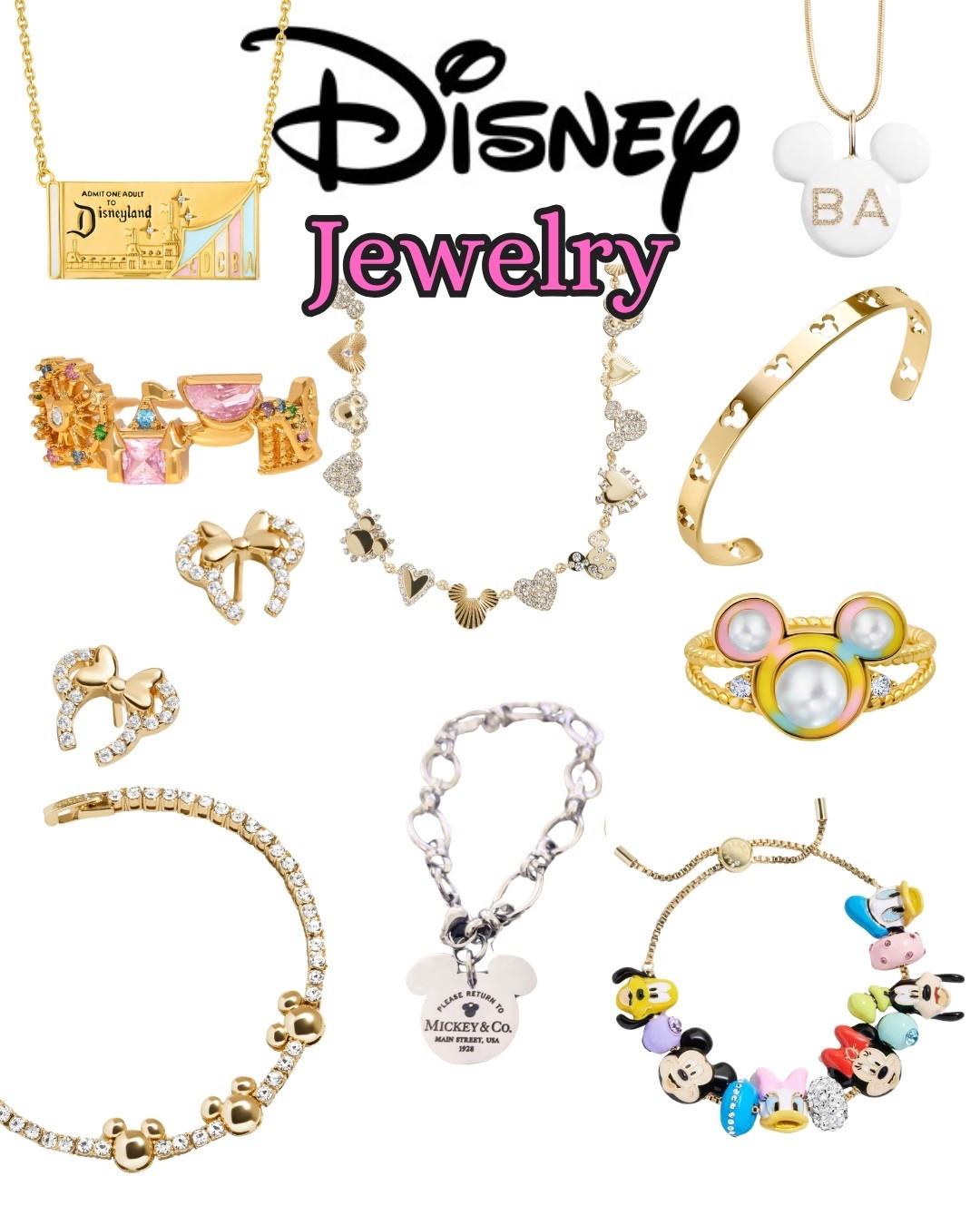 Disney Jewelry Disney park outfit Walt Disney world jewelry Disney lover jewelry gifts for the Disney lover Disney cruise outfits 

#LTKTravel #LTKSaleAlert #LTKU