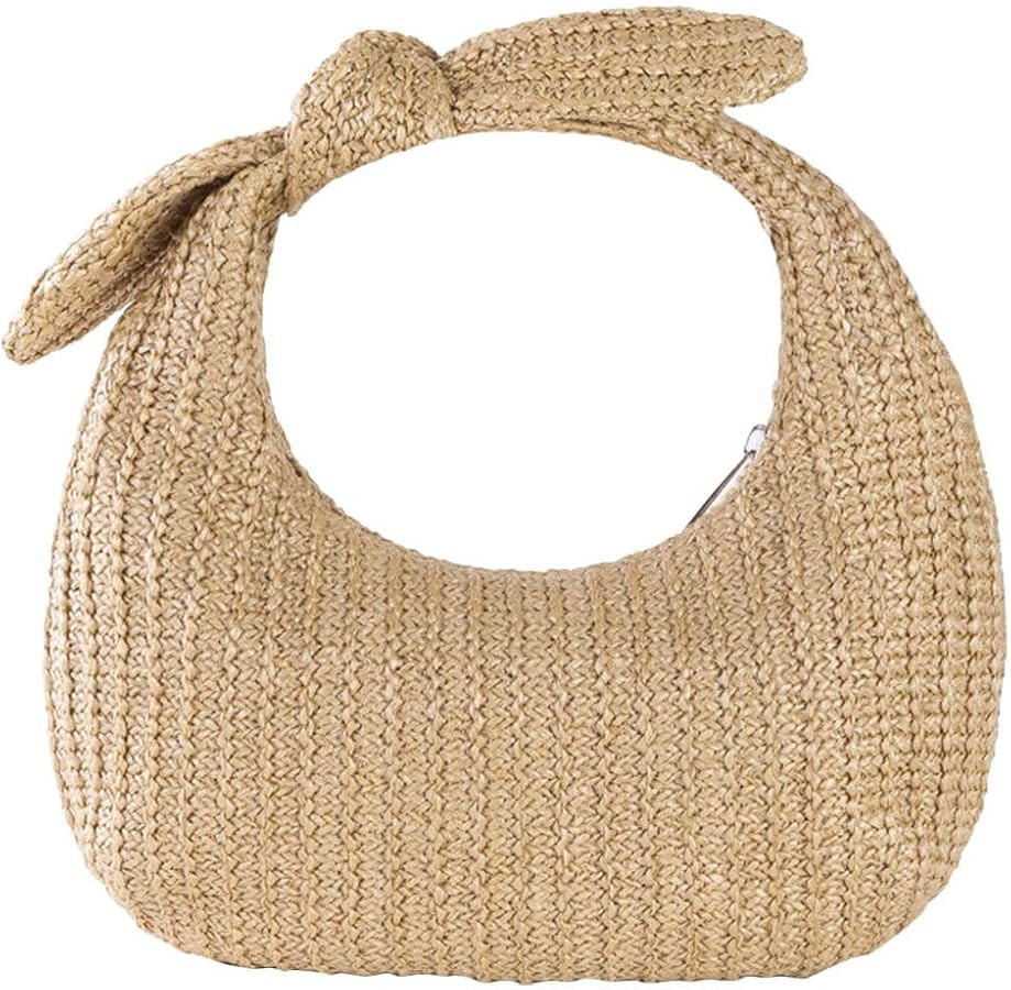 SAFIGLE Bow Straw Clutch Purses for Women Bow Straw Bag Hand-woven Straw Purse Summer Beach Handb... | Amazon (CA)