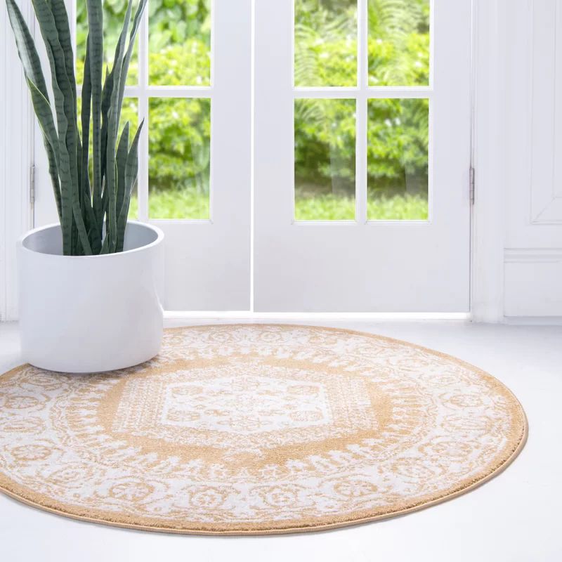 Vern Oriental Area Rug in Terracotta | Wayfair North America