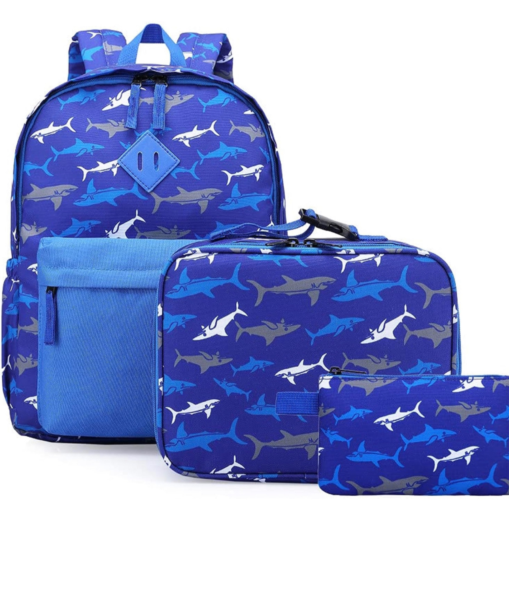 If your kid loves sharks like mine then this is the perfect backpack for them. Comes with all three. Lunch box, backpack, pencil holder  

#LTKFind #LTKBacktoSchool #LTKkids