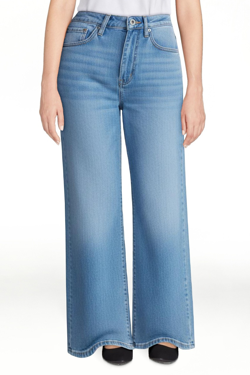 Free Assembly Women's and Women's Plus High Rise Cropped Wide Leg Jeans, Sizes 0-22W | Walmart (US)