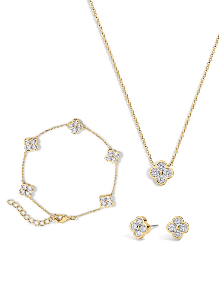 Camilla Clover Necklace, Bracelet and Studs - Set of 3 | Nordstrom