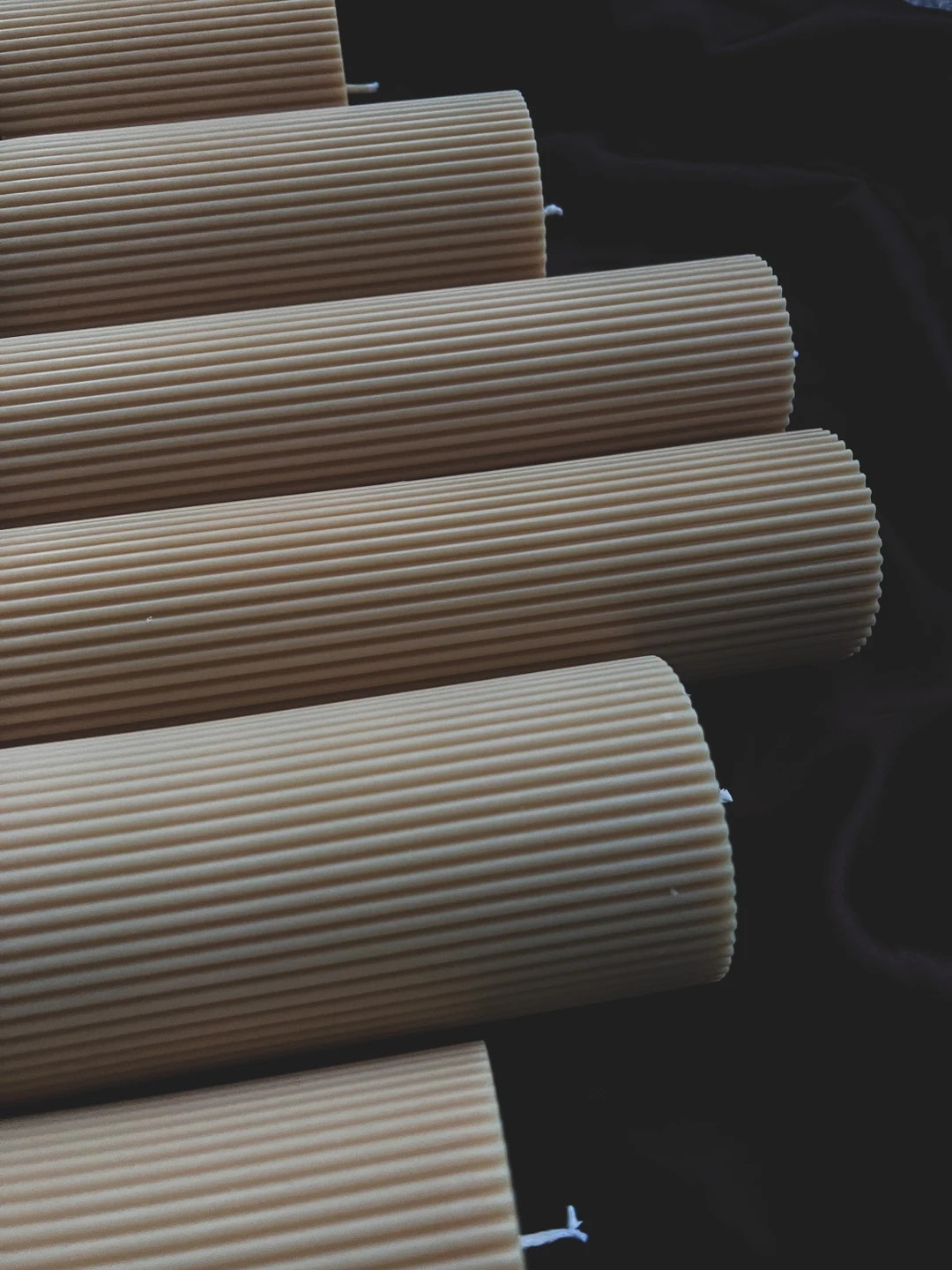 Custom Colors - Huge Ribbed Pillar Candles  - Shaped Candle - Natural Soy Wax Candle - Handmade G... | Etsy (US)