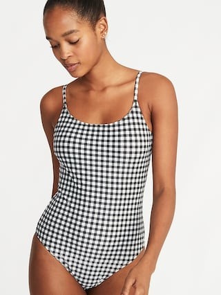 Scoop-Neck Swimsuit for Women | Old Navy US