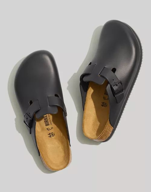 Birkenstock® Boston Grip Leather Clogs | Madewell