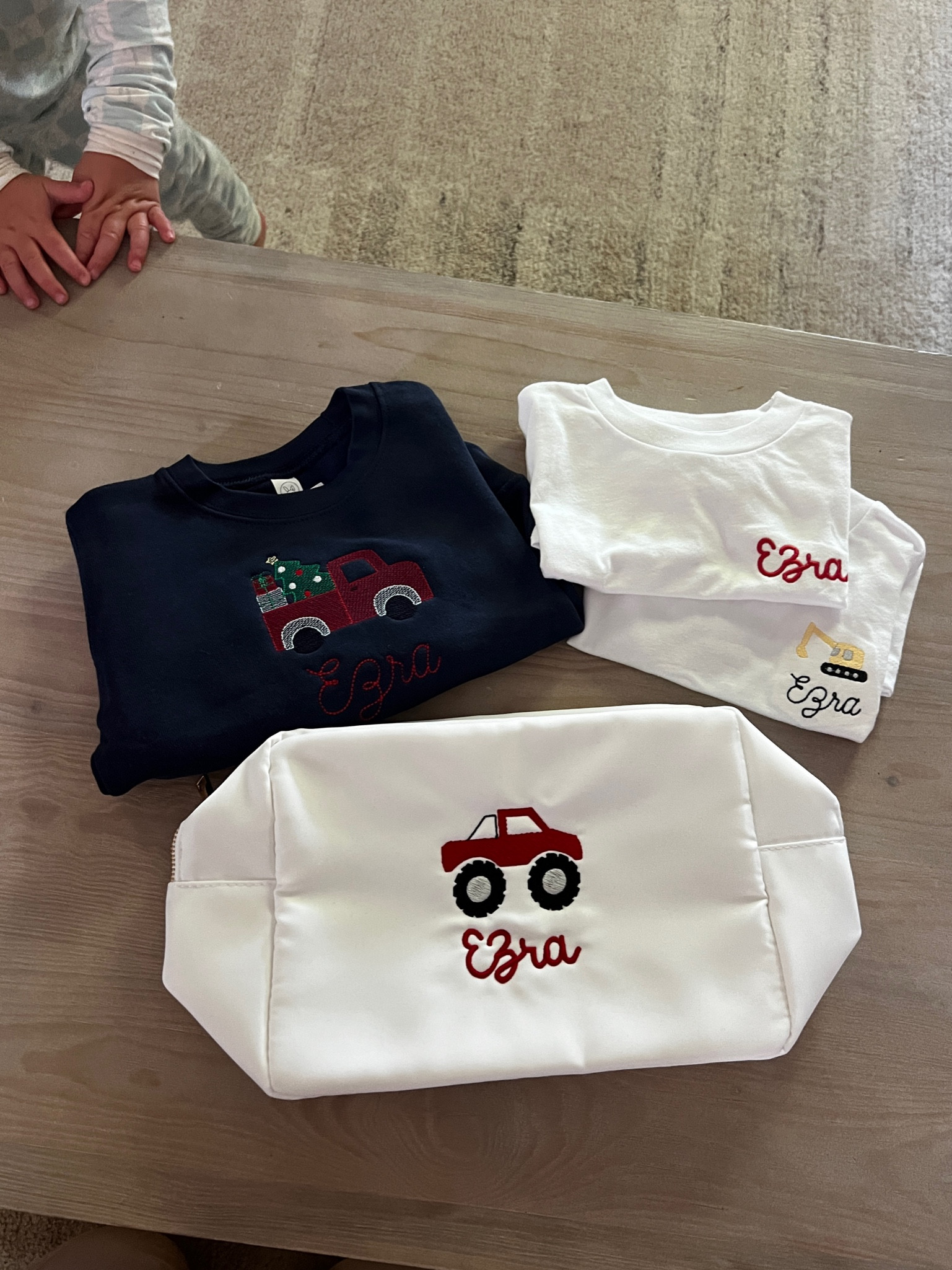Custom toddler clothes! How cute with the trucks!? 🚒🛻🚙 personalized children’s clothing 

#LTKBaby #LTKKids