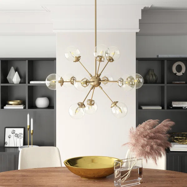 Sutter 12-Light Chandelier with Oversized Globe Bulbs | Wayfair North America
