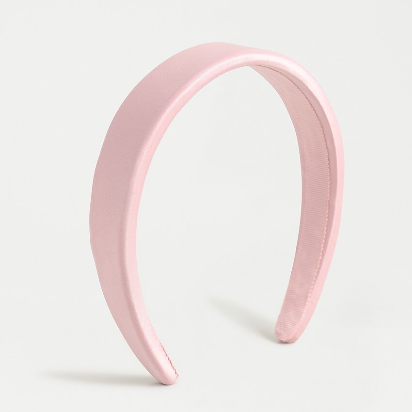 Satin padded headband | J. Crew US