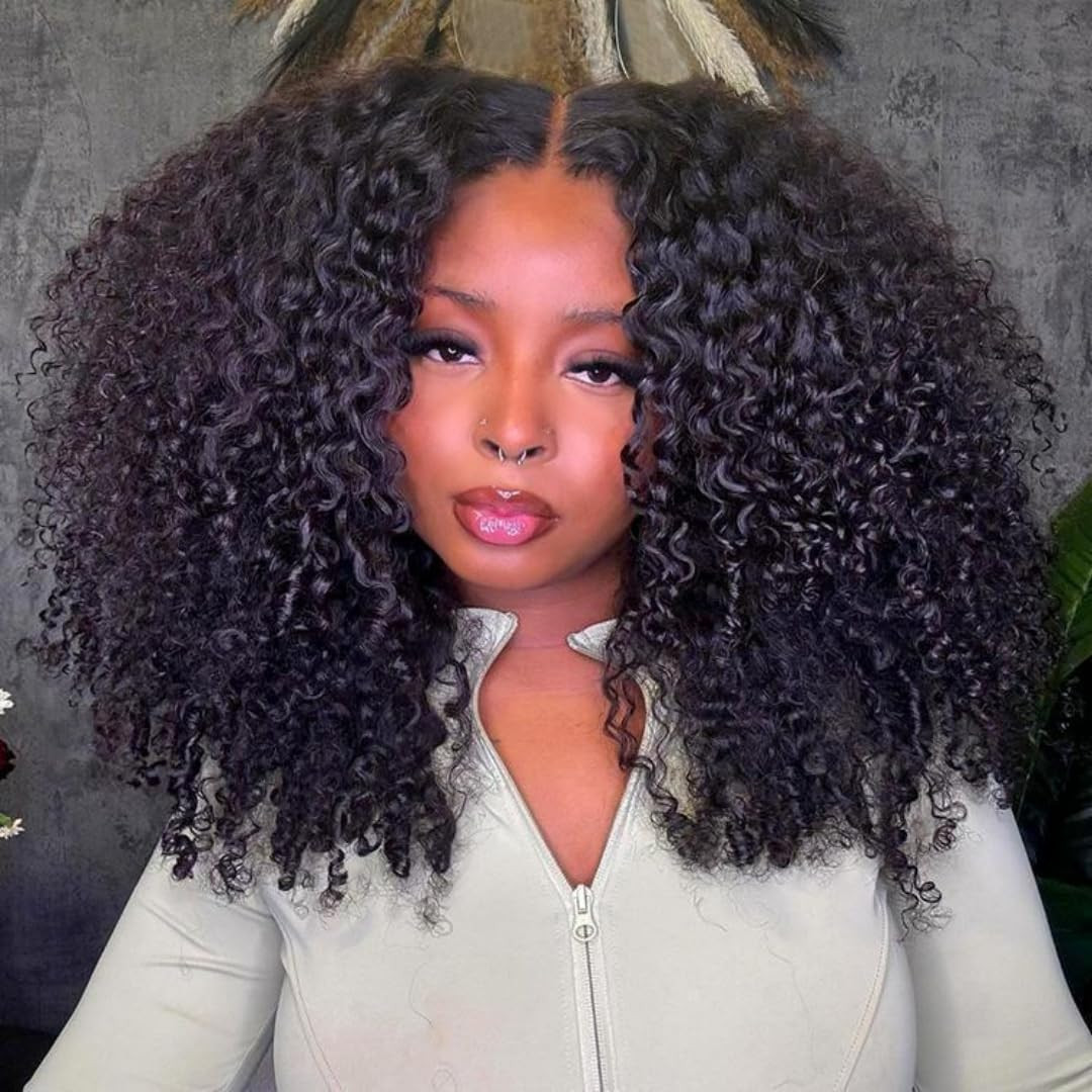 Westkiss Curly Wigs Human Hair 5x7 Closure Wig Ready To Go Glueless Wigs Human Hair Pre Plucked P... | Amazon (US)