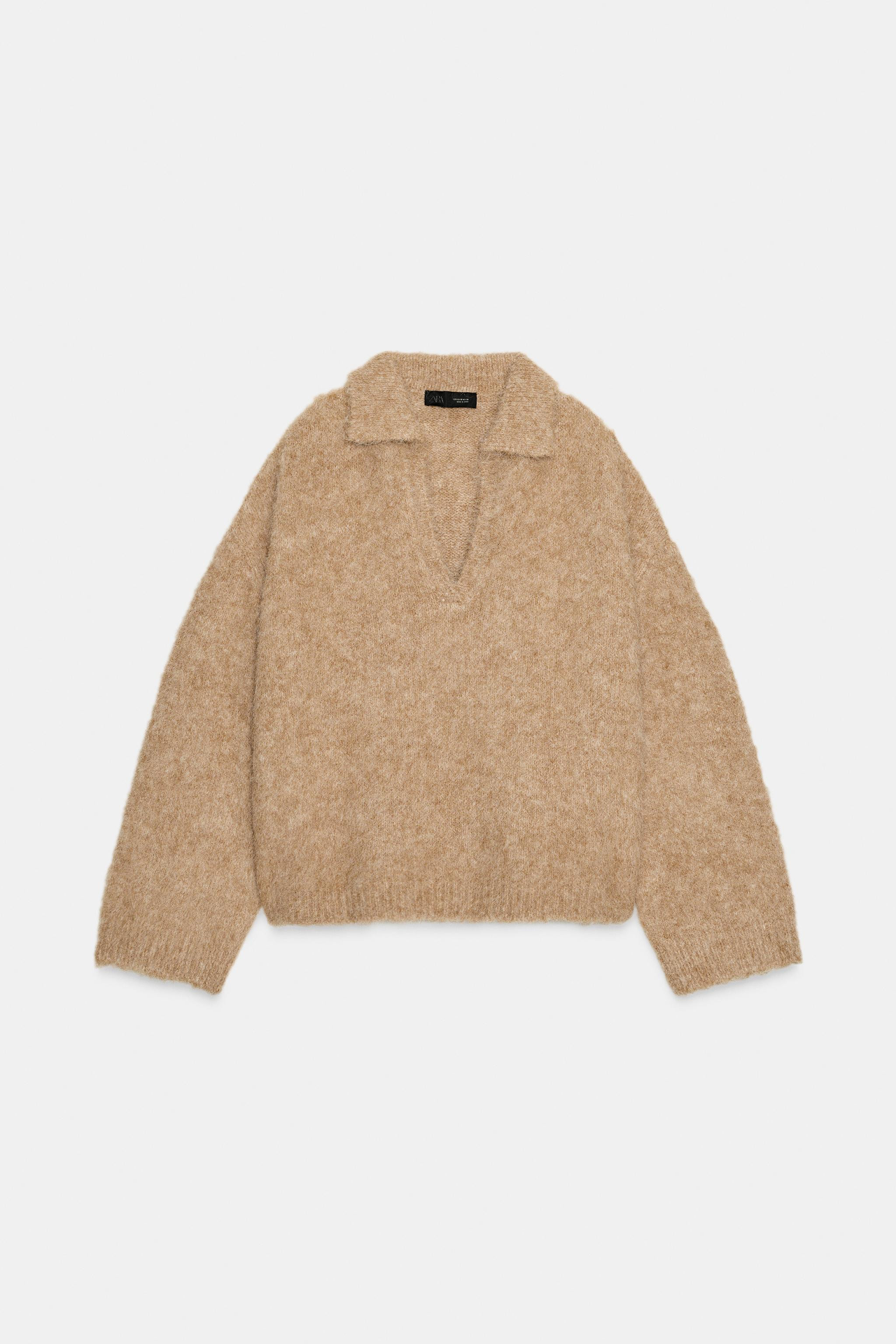 BRUSHED EFFECT KNIT JUMPER | Zara UK