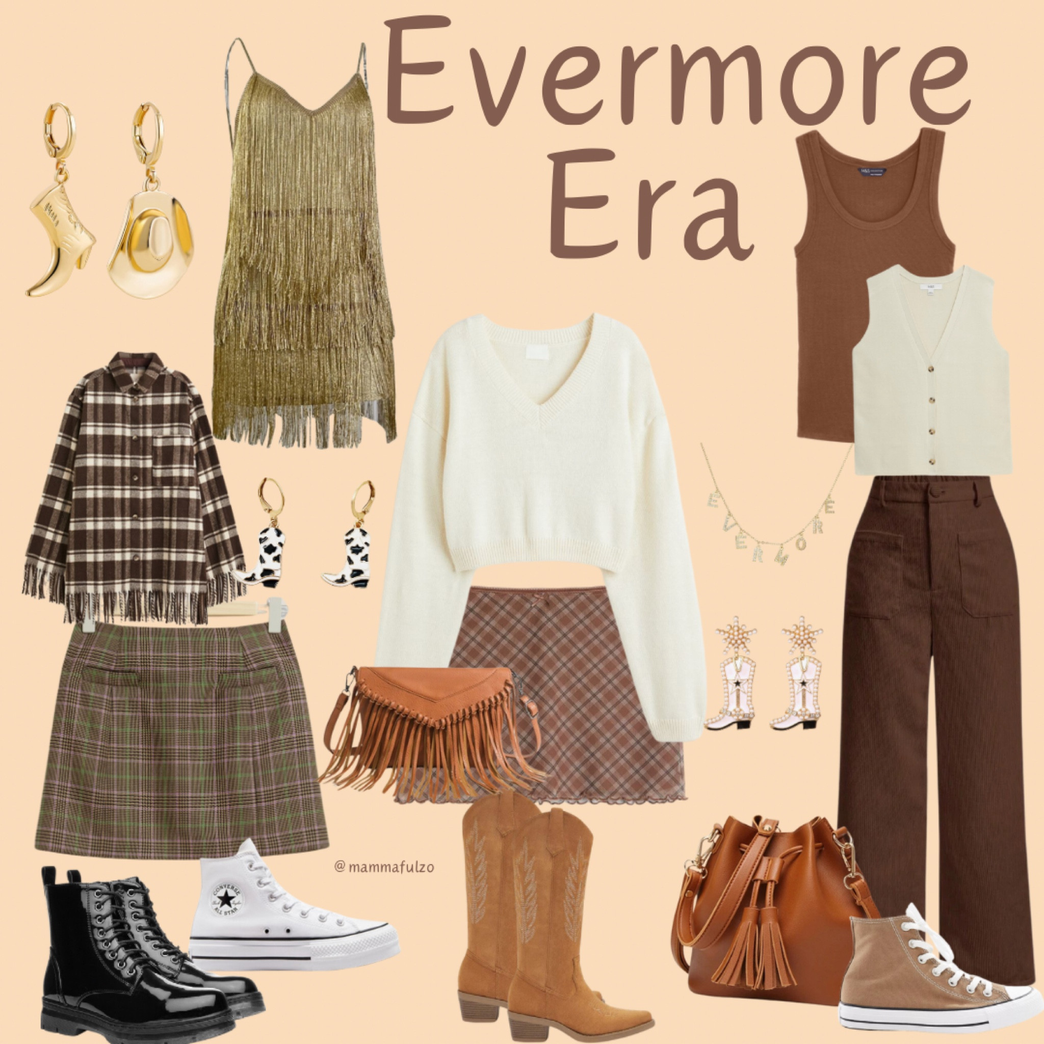 Outfit inspiration for the Eras Tour - Evermore Era 🤎🧡

Taylor Swift 
Swiftie
Era 
Eras Tour
Evermore
Evermore Era 
What to wear for Eras Tour 
Eras Tour Outfit 
Eras Tour Outfit ideas 

#LTKeurope #LTKsummer #LTKuk