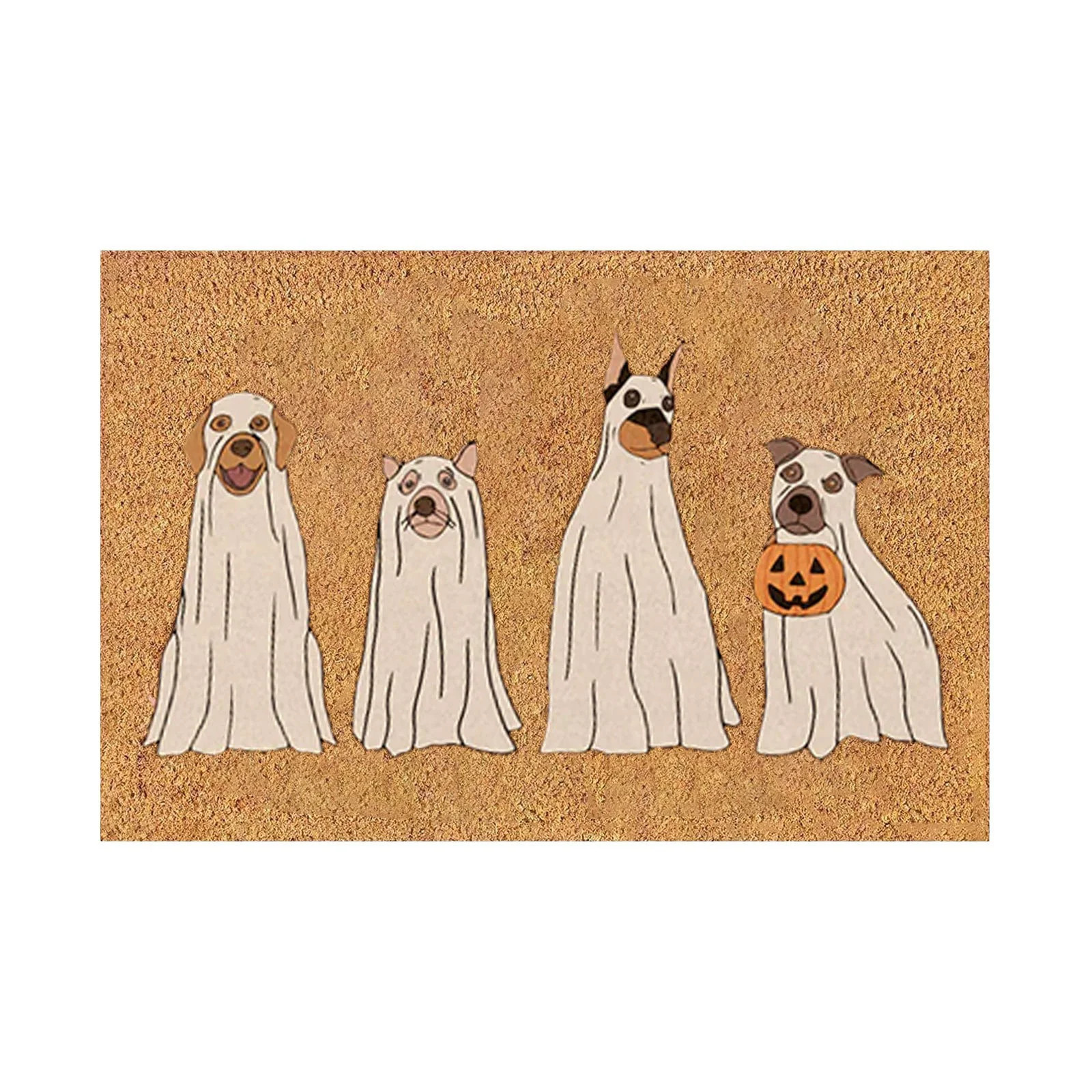 Yeetfub Deals of the Day 16x24IN Halloween Decorations Outdoor Halloween Fall Door Mat Funny Dog ... | Walmart (US)