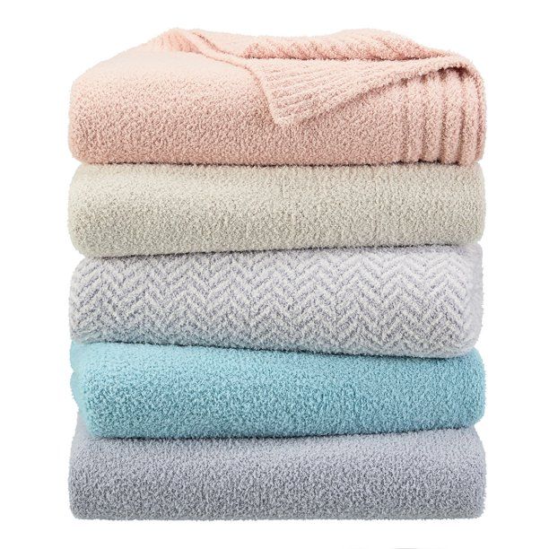 Better Homes & Gardens Cozy Knit Throw, 50"x72", Aqua - Walmart.com | Walmart (US)